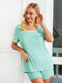 Luminous Soft Comfy Bamboo Viscose Pj Lounge Sets