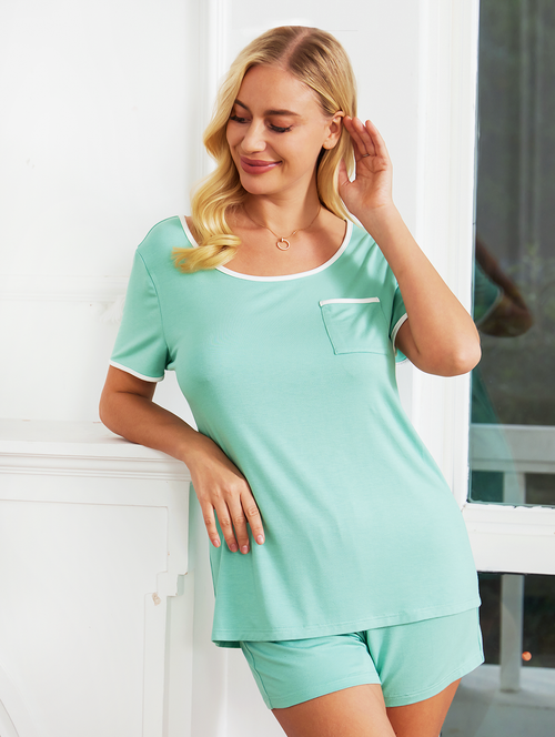 Luminous Soft Comfy Bamboo Viscose Pj Lounge Sets