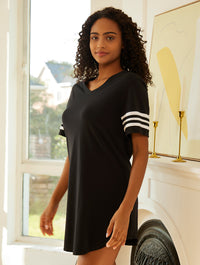 Novelty Casual Short Sleeve Comfy Sleepshirt