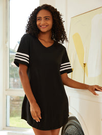 Novelty Casual Short Sleeve Comfy Sleepshirt